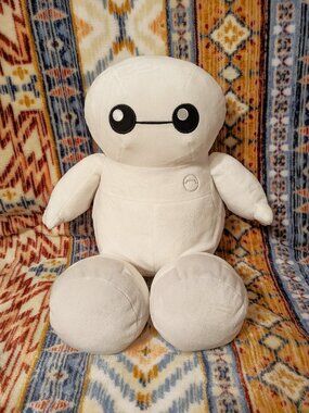 Disney Big Hero 6 Baymax Big Feet 13” Tall Plush Doll Toy Stuffed Animal